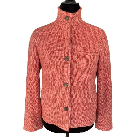 Asprey London Wool Cashmere Blend Jacket Made in Italy Size 4 - Picture 3 of 13